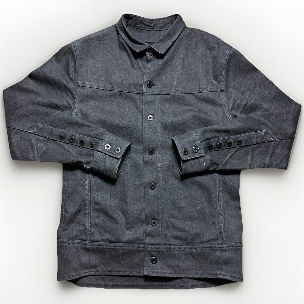 By Robert James Santos OG Commuter Japanese Denim Jean Biker Jacket Size 42 Mens